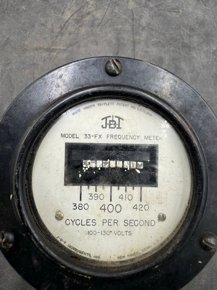 JBT Triplett Model 33-FX Frequency Indicator