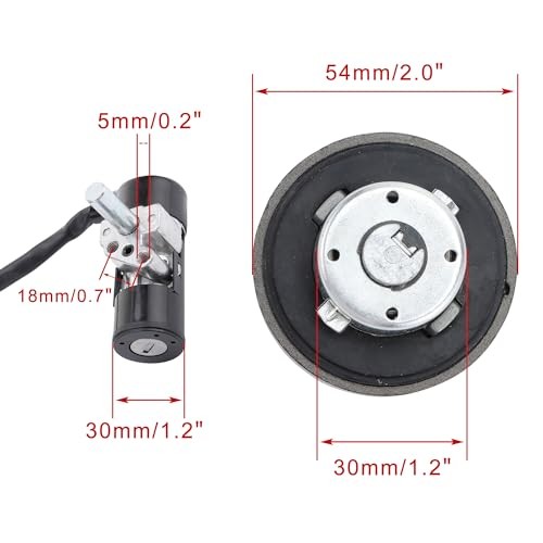 4 Wire Ignition Key Switch Assembly Replacement for Zuma 50cc 125cc 150cc