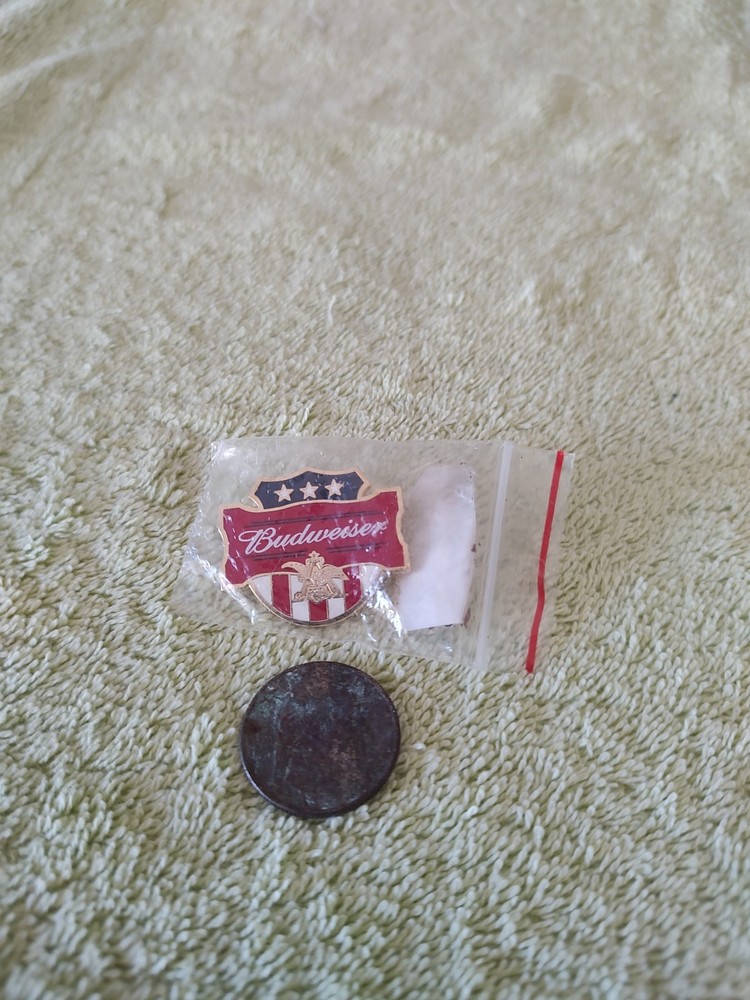 Budweiser Shield Pin Lapel Enamel