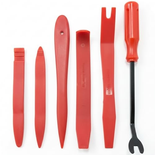 Sunplustrade Auto Trim Removal Tool Set (No Scratch Plastic Pry Tool Kit) -