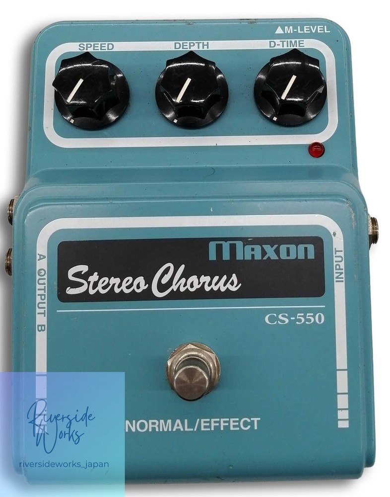 MAXON CS-550 Compressor Effect Pedal for Guitar Used