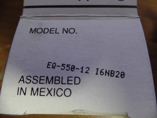 GENERAL INSTRUMENT EQ-550-12 I6NB20 MODULE NEW