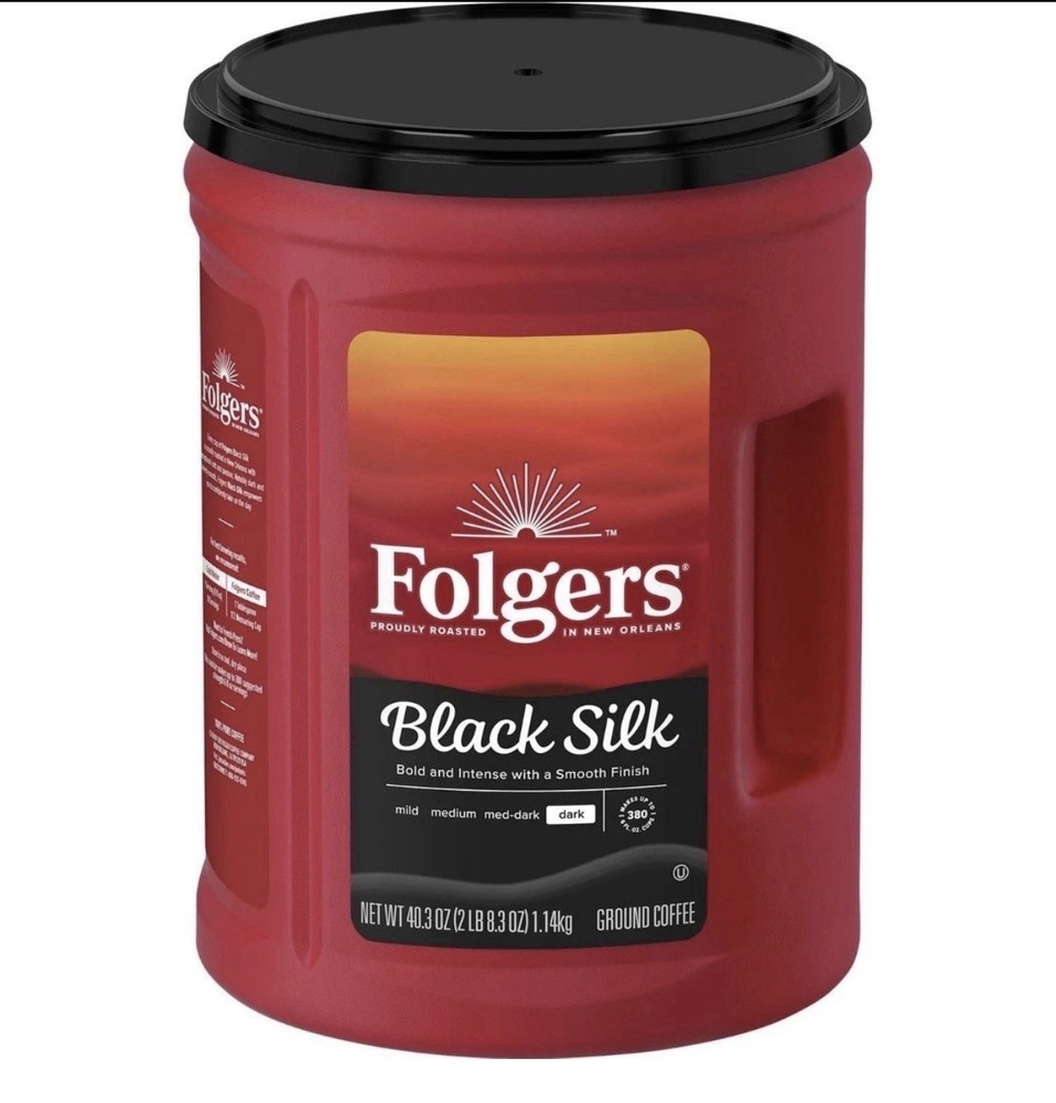 Folgers Black Silk Coffee (40.3 oz.) - 4 pack