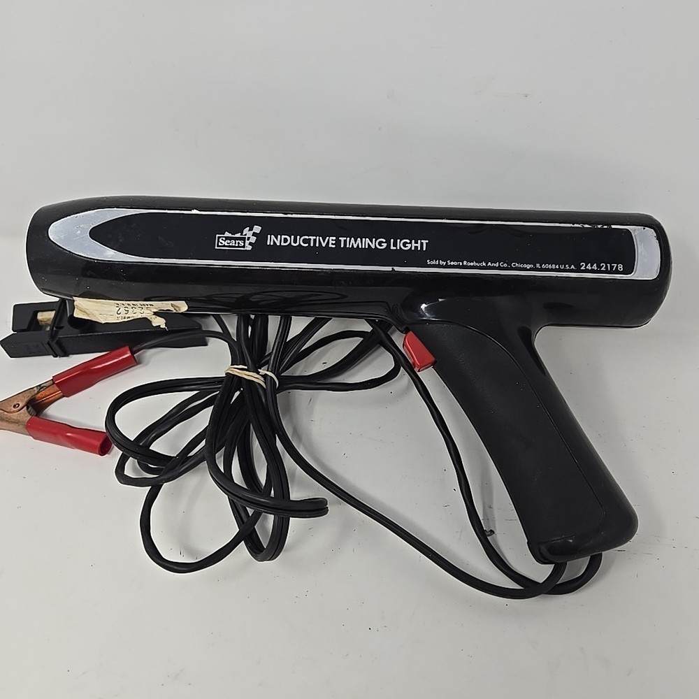 Vintage Sears Craftsman DC Inductive Timing Light Model 244.2178 TESTED WORKS