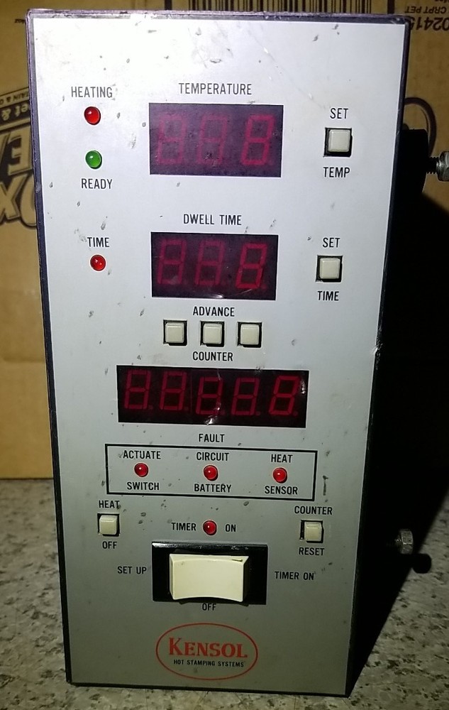 Kensol 46T Microprocessor Temp Timer Control Hot Stamp Foil Press