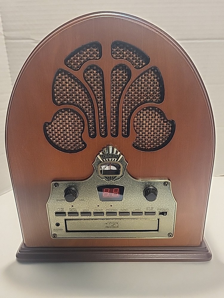 CR32D-PA Cathedral Retro AM/FM Radio Stereo Speakers, CD NOT WORKING!!