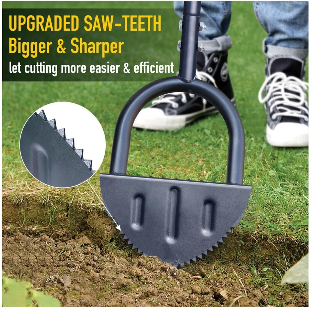 Half Moon Lawn Edger for Neat Walkway Borders