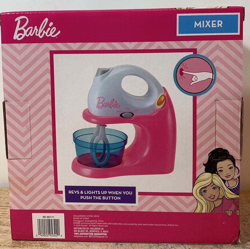 Barbie Kitchen Playset Pretend Play Mixer