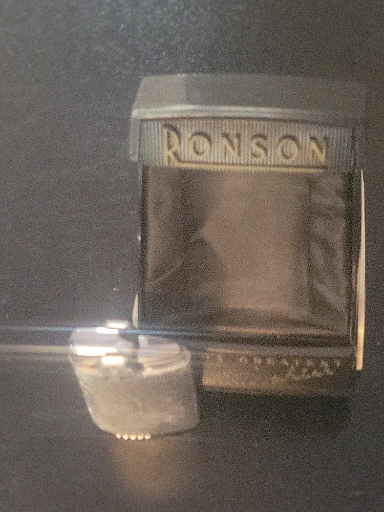 Vintage Ronson "M" engraved Lighter in Case