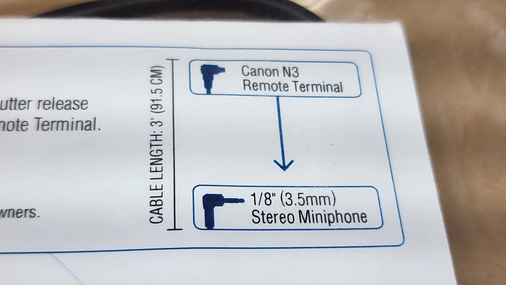 Pocket Wizard Remote Cable