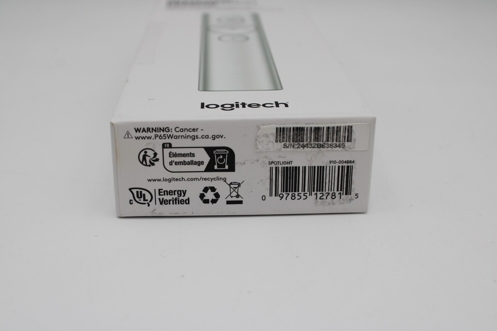 Logitech Spotlight Presentation Remote Bluetooth/RF USB 30 m Silver