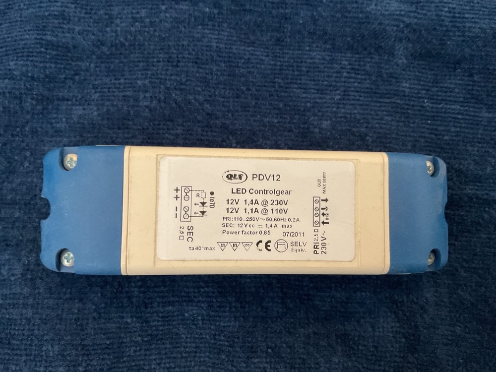 QLT LED CONTROLGEAR PDV12 FREE SHIPPING
