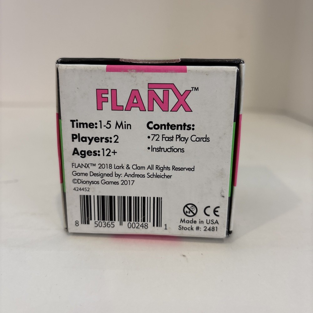 Flanx~ Action Card Game complete