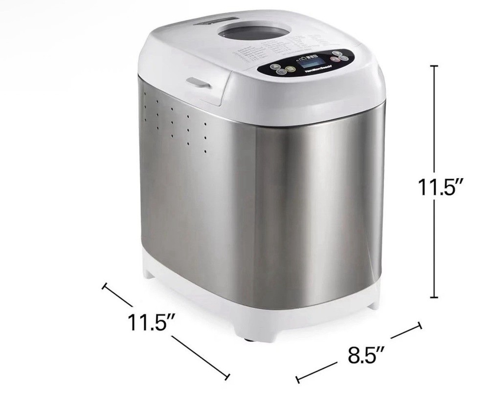 Hamilton Beach Digital Bread Maker 2lb Artisan Gluten-Free 14 Settings NEW