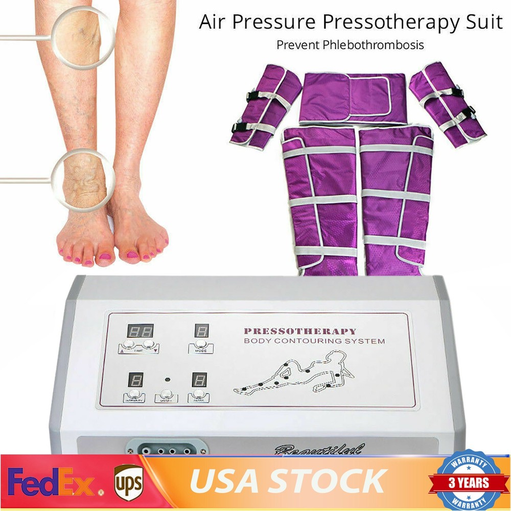 Pressotherapy Air Pressure Machine for Lymphatic Drainage & Slimming