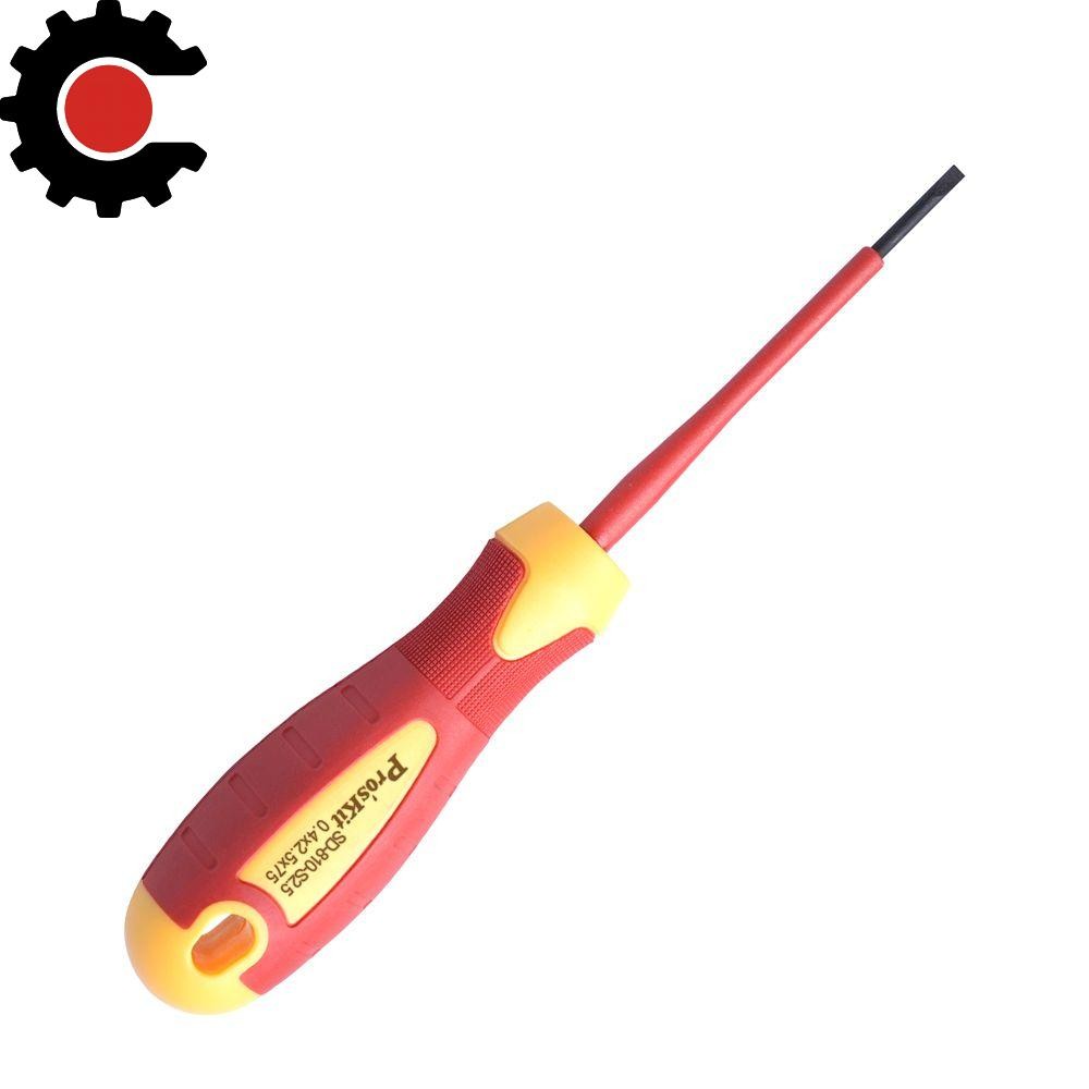 Eclipse Tools Pro'sKit 1000V Insulated Screwdriver - 3/32" Flat Blade