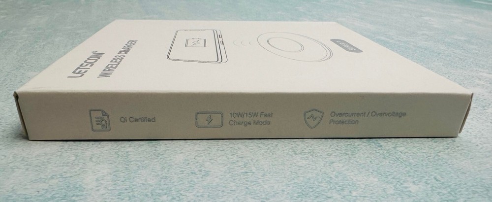 Letscom Super P 15W Wireless Phone Charger - Black