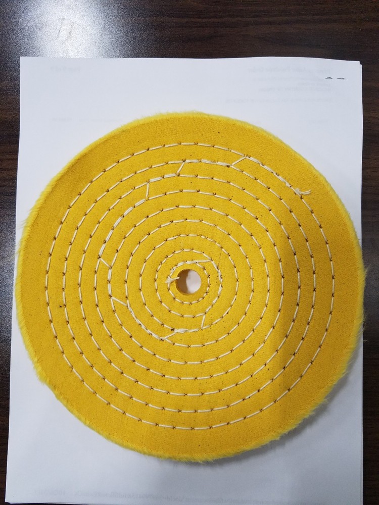 Enkay # 158-Y 8" Treated Buffing Wheel