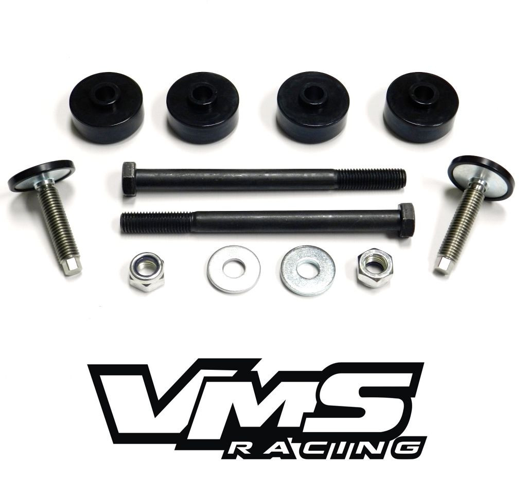 VMS 97-04 CHEVROLET CHEVY CORVETTE VETTE C5 FULL LOWERING KIT F/R BOLTS BUSHINGS