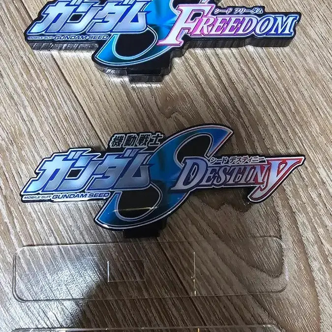 Gundam Acrylic Logo Stand Display