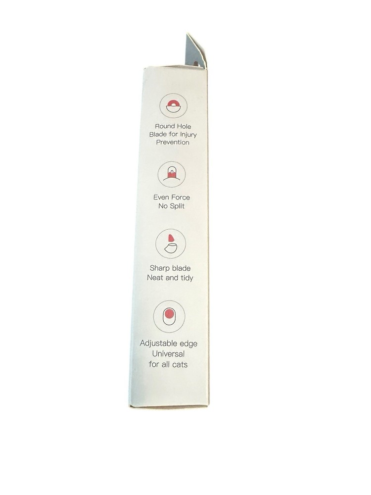 PET GRAVITY pushing cat nail clippers adjustable PINK