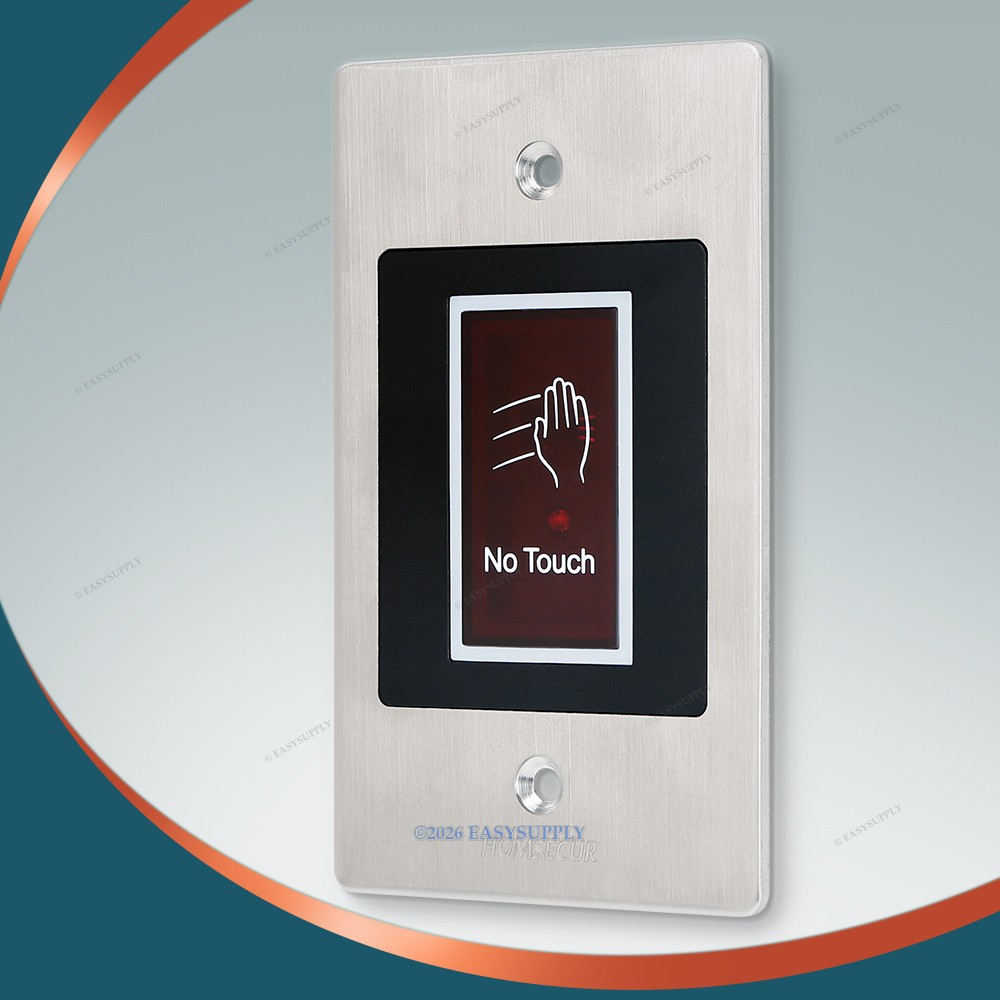No Touch Exit Button NO NC LED IR Touchless Switch for Door Access Control Lock