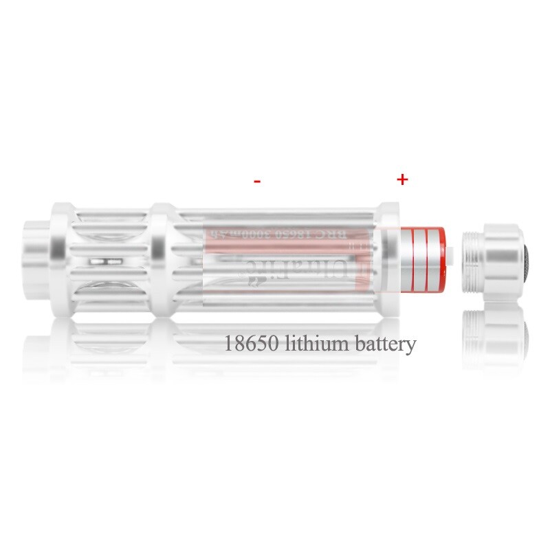 532nm Adjustable Focus Green Laser Pointer Light Visible Beam whit 5 Star Caps