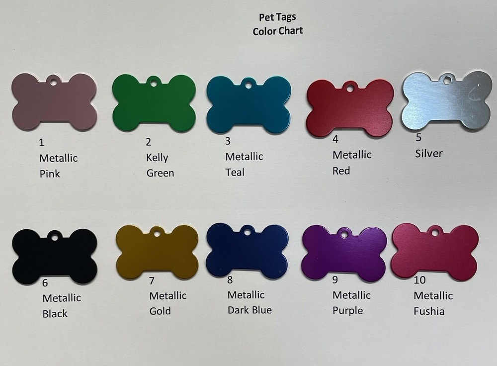 Laser Engraved Pet Name Tag