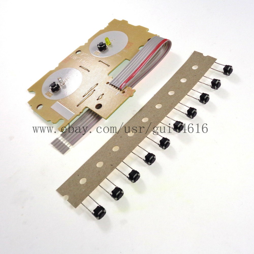 CDJ 2000 KSWB PLAY PAUSE&CUE SWITCH PCB ASSEMBLY( DWS1409) +10Pcs buttom yellow