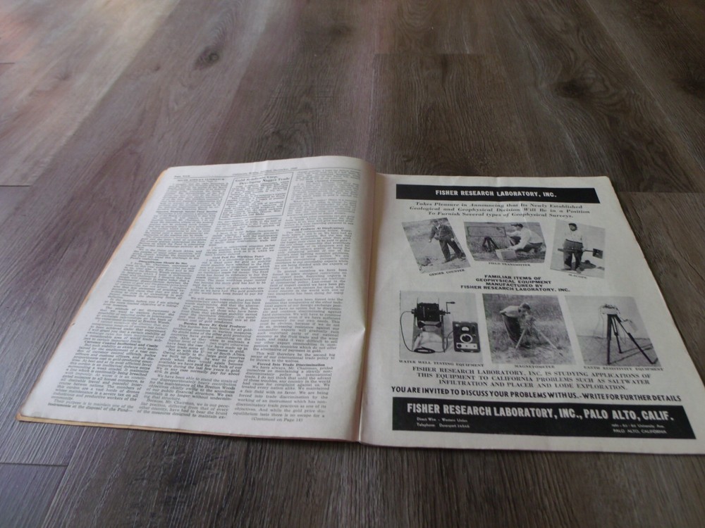 VINTAGE DECEMBER 1949 CALIFORNIA MINING JOURNAL