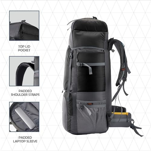 60 Ltr Rucksack Black