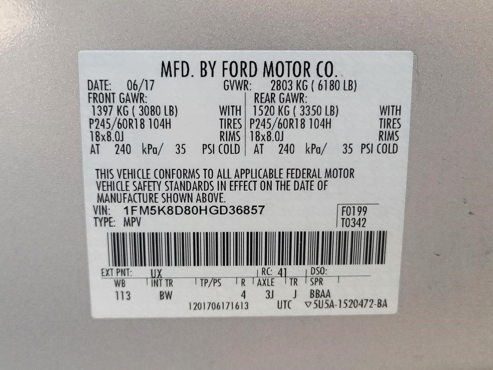 Camera/Projector Camera Rear Fits 17-19 EXPLORER 2213893