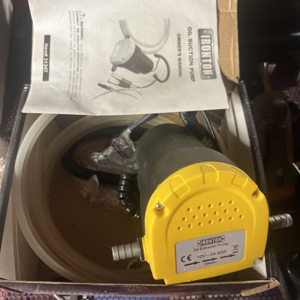 Ironton Oil Extractor Pump--New