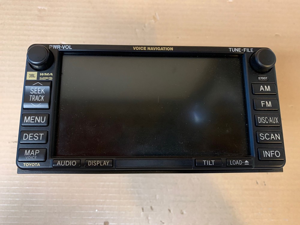 DVD Map Drive Loader Toyota Sienna Highlander JBL GPS NAVIGATION E7007 E7014