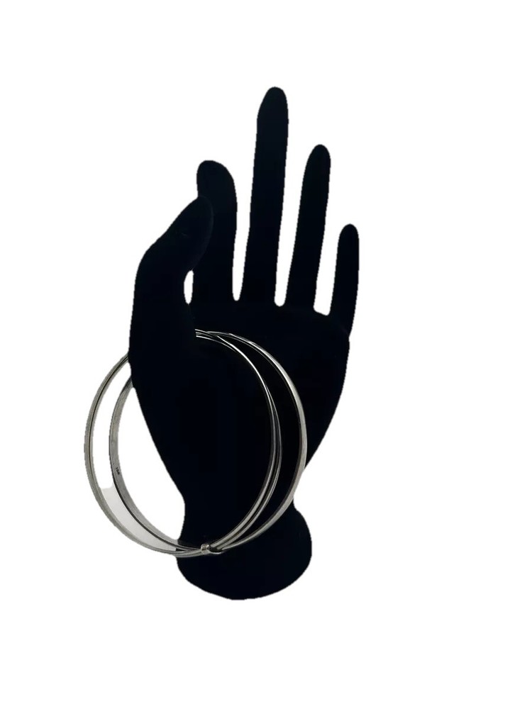 Bracelet Sterling Silver 925 3 Ring Bangle - 25 Grams