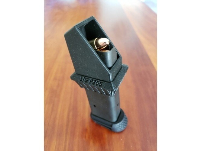 Sig Sauer P365 Handgun Speed Loader - 9mm Gun Magazine Clip Speedloader Pistol