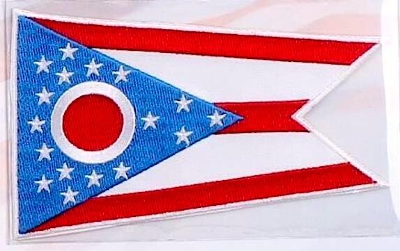 OHIO ~ Willabee & Ward ~ STATE FLAG PATCH United States Collection ~ PATCH ONLY