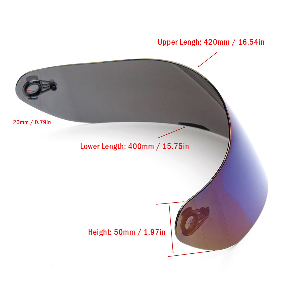 Motorcycle Wind Lens Visor Full Face Replacement for Moto U1Q3
