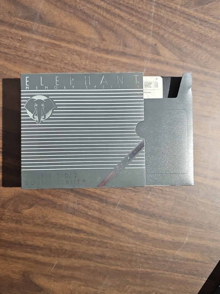 Vintage Microsoft MS-FORTRAN version 4.0 software 5.25-inch floppy disk 6/6