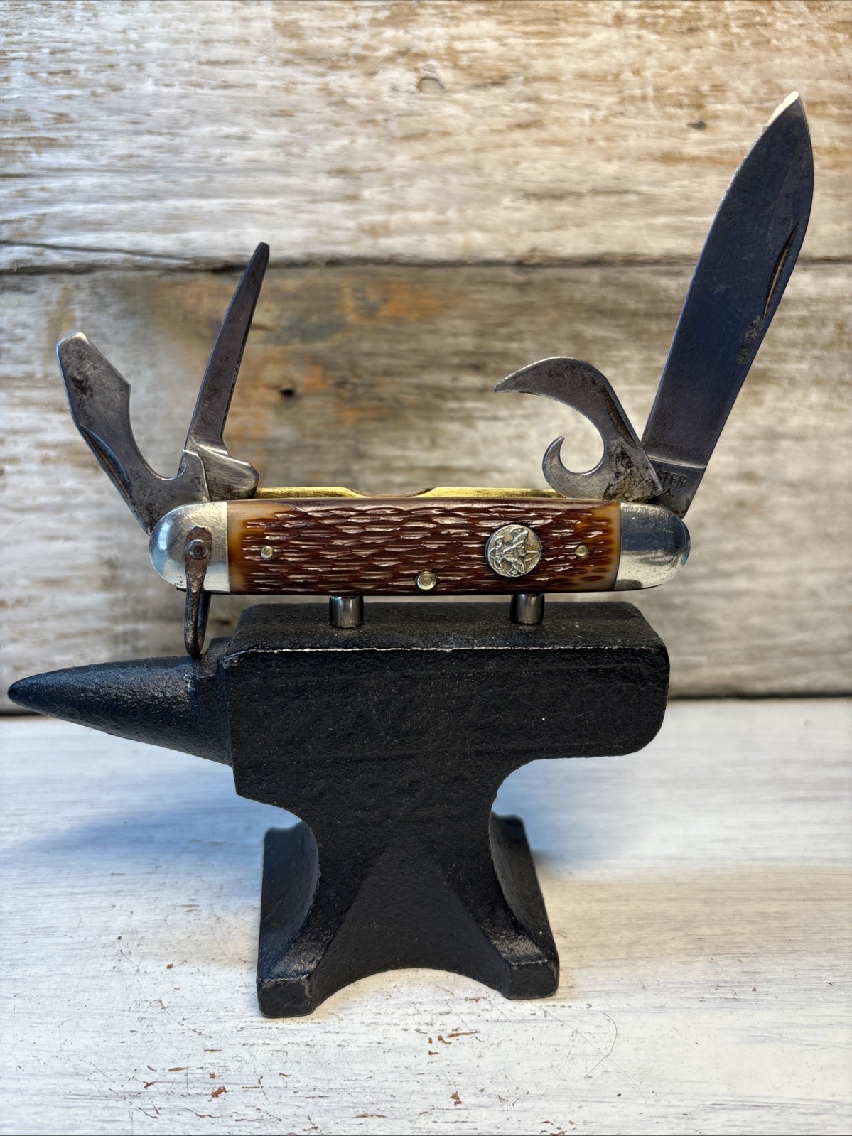 Vintage Boy Scout Ulster USA Pocket Knife Beautiful Clean Very Nice