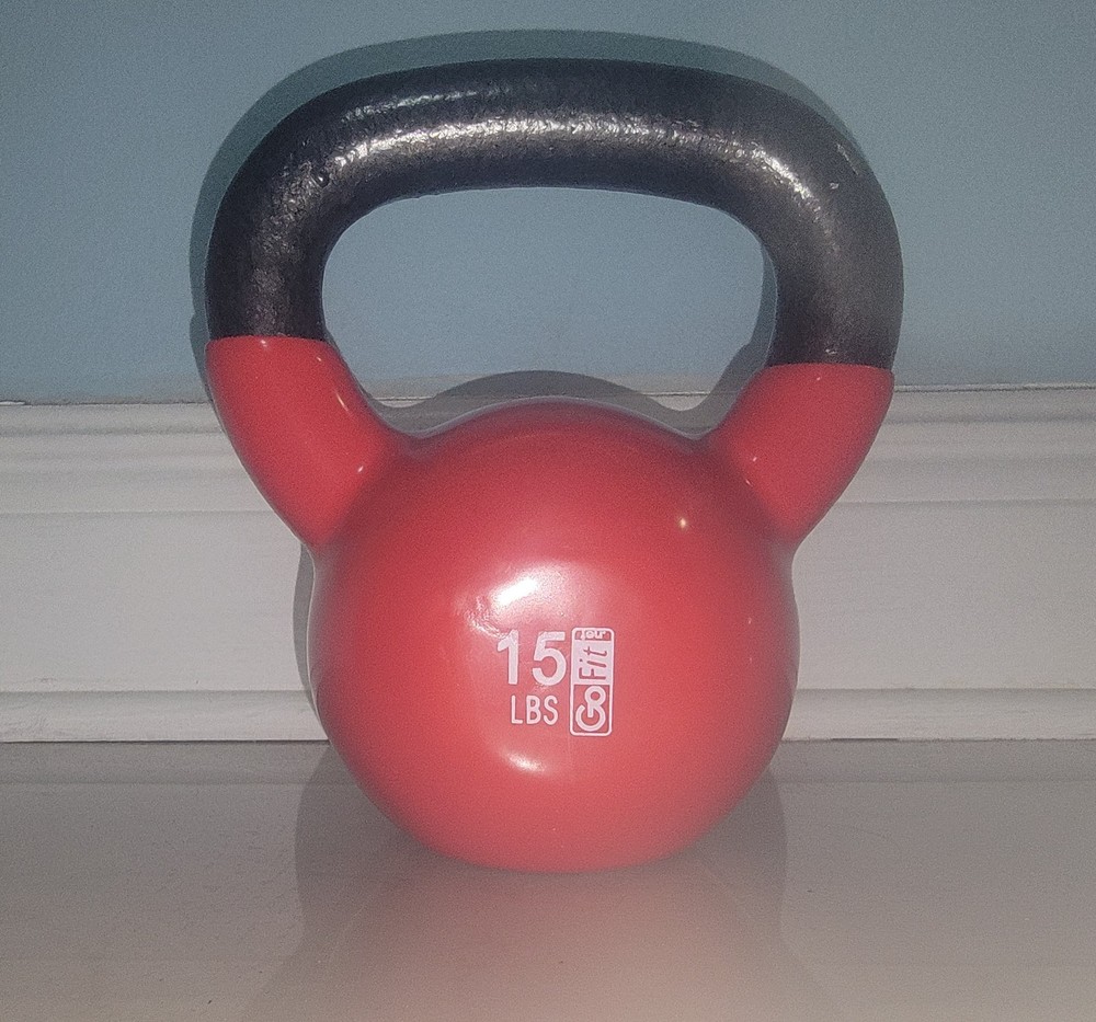 GoFit 15lbs Kettlebell | Reading Description is advised!