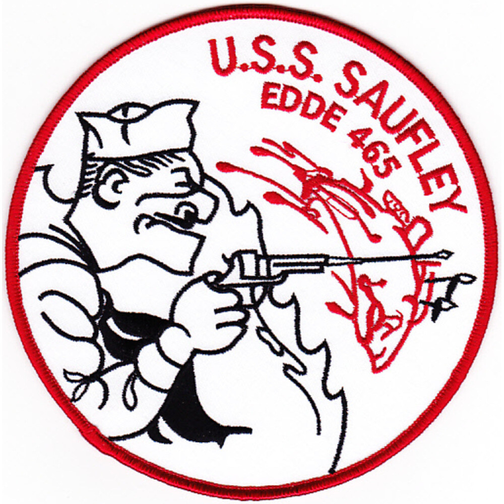 EDDE-465 USS Saufley WWII Patch