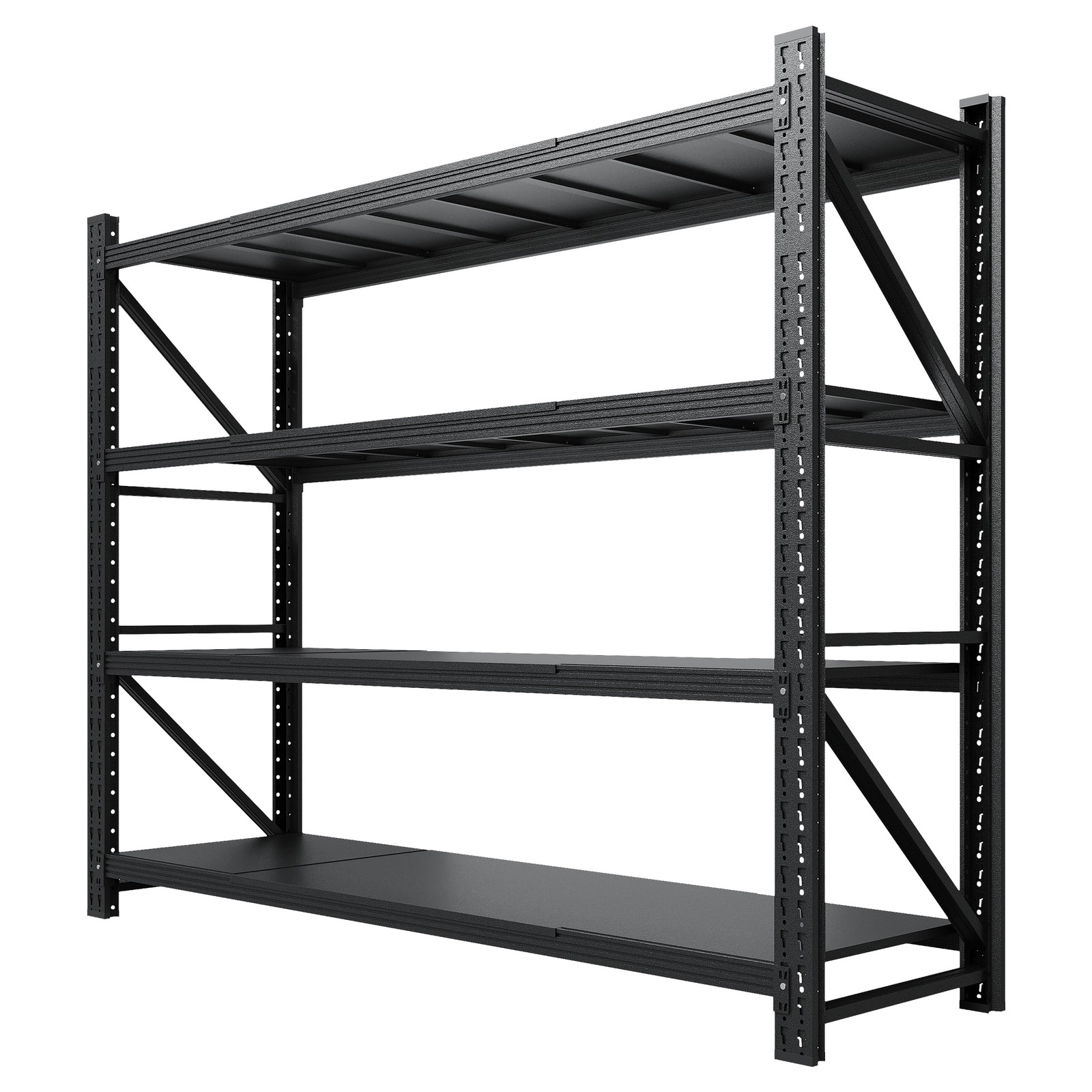 7000lb Heavy Duty Steel Shelves 79"W, Garage/Warehouse/Basement Storage Rack