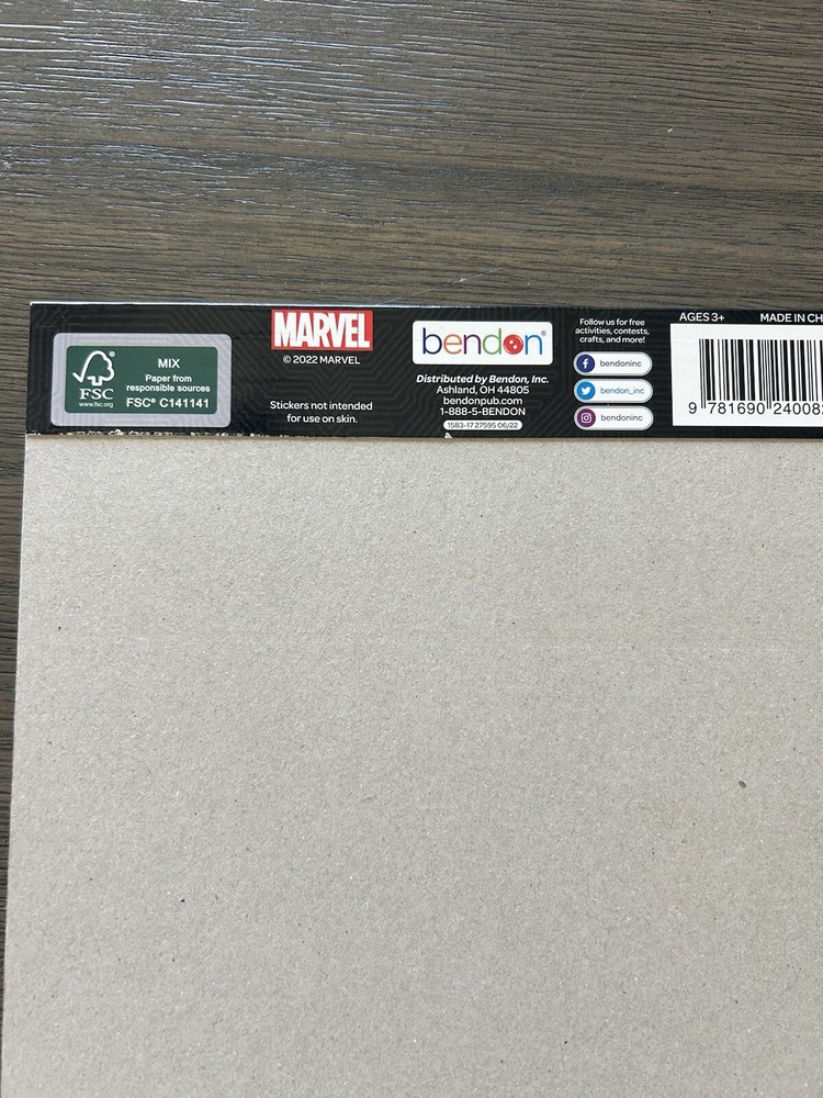 Black Panther Wakanda Forever Create-A-Scene Sticker Activity Pad Marvel