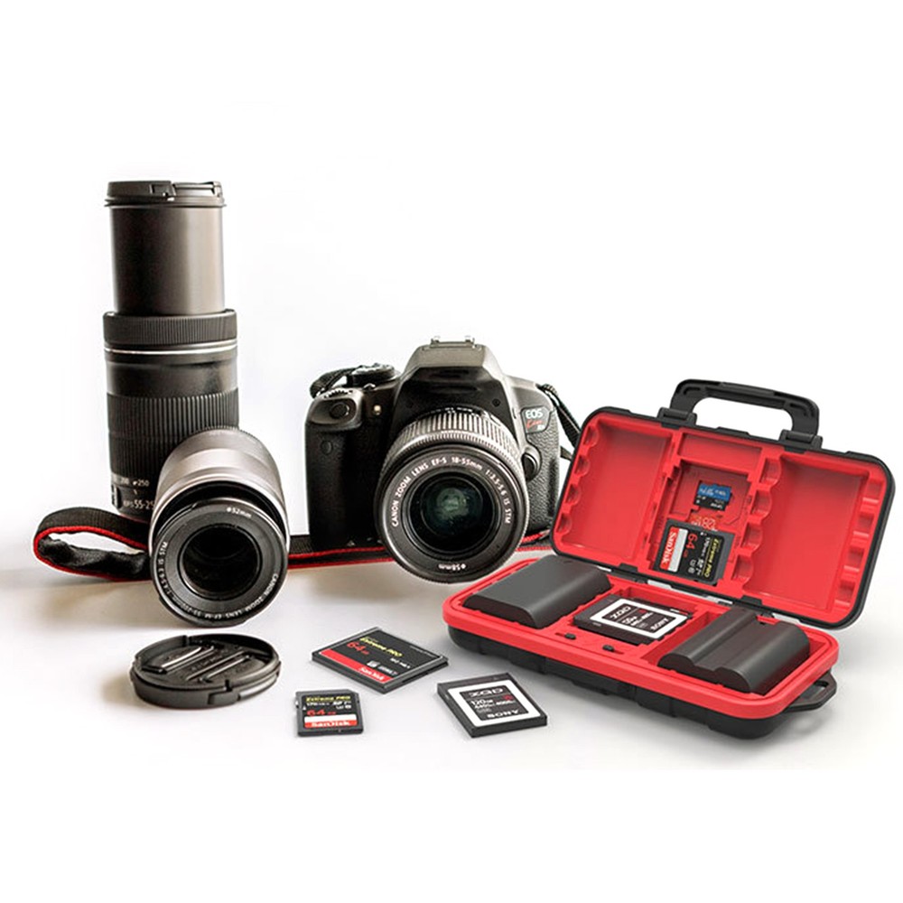 Camera Memory Card Protective Box Camera Battery Box SD/TF Card Storage Box Set