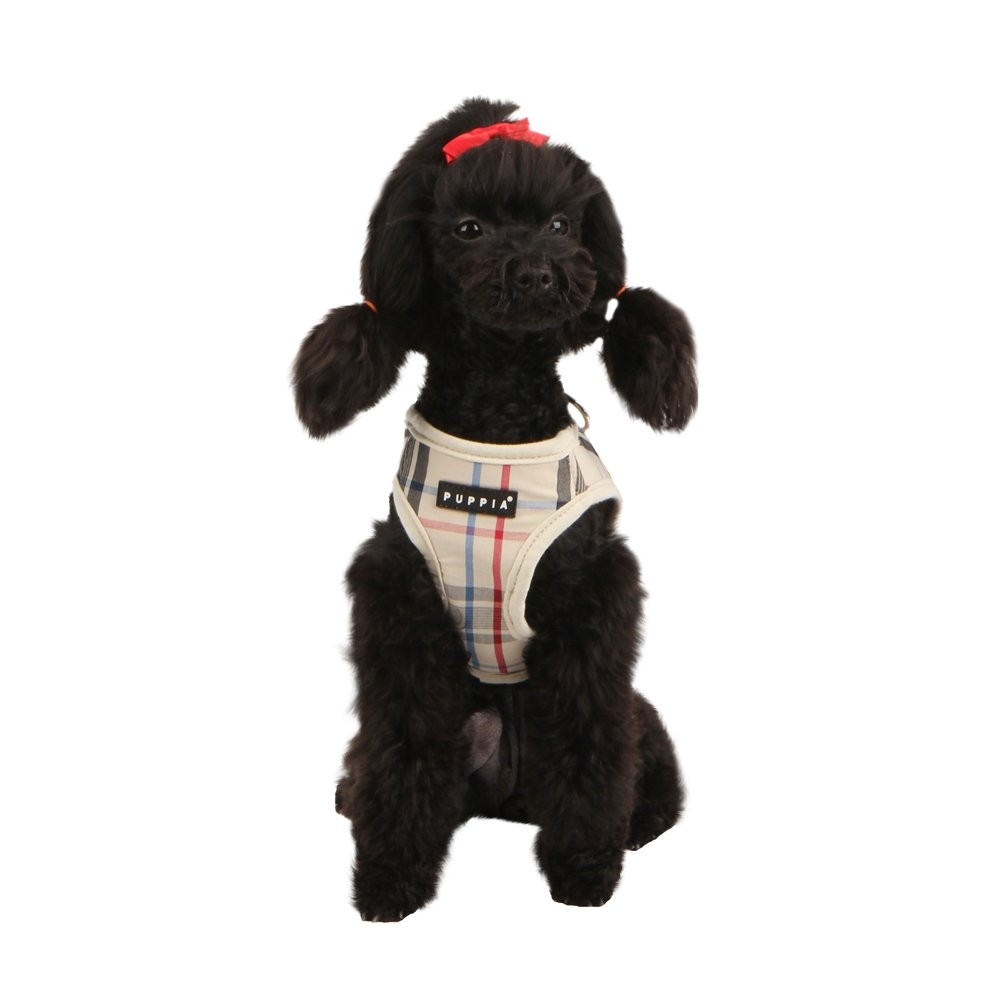 Authentic Junior Harness B Small Beige Adjustable Pet Vest Walking Accessory