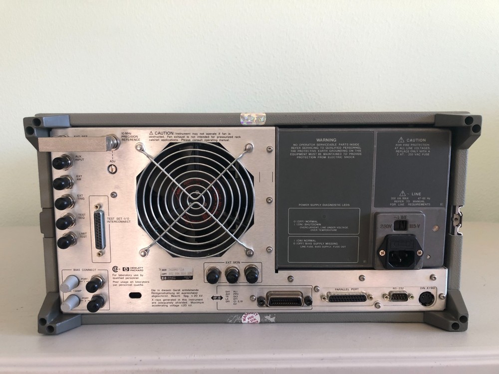 HP/Agilent 8753D 30kHz-6GHz Network Analyzer S-Parameter Test Set Opt:006/010+