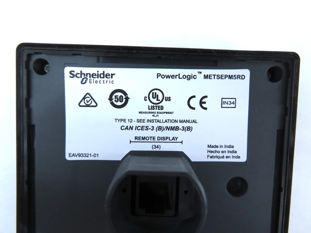 Schneider METSEPM5RD PowerLogic HMI Meter Display