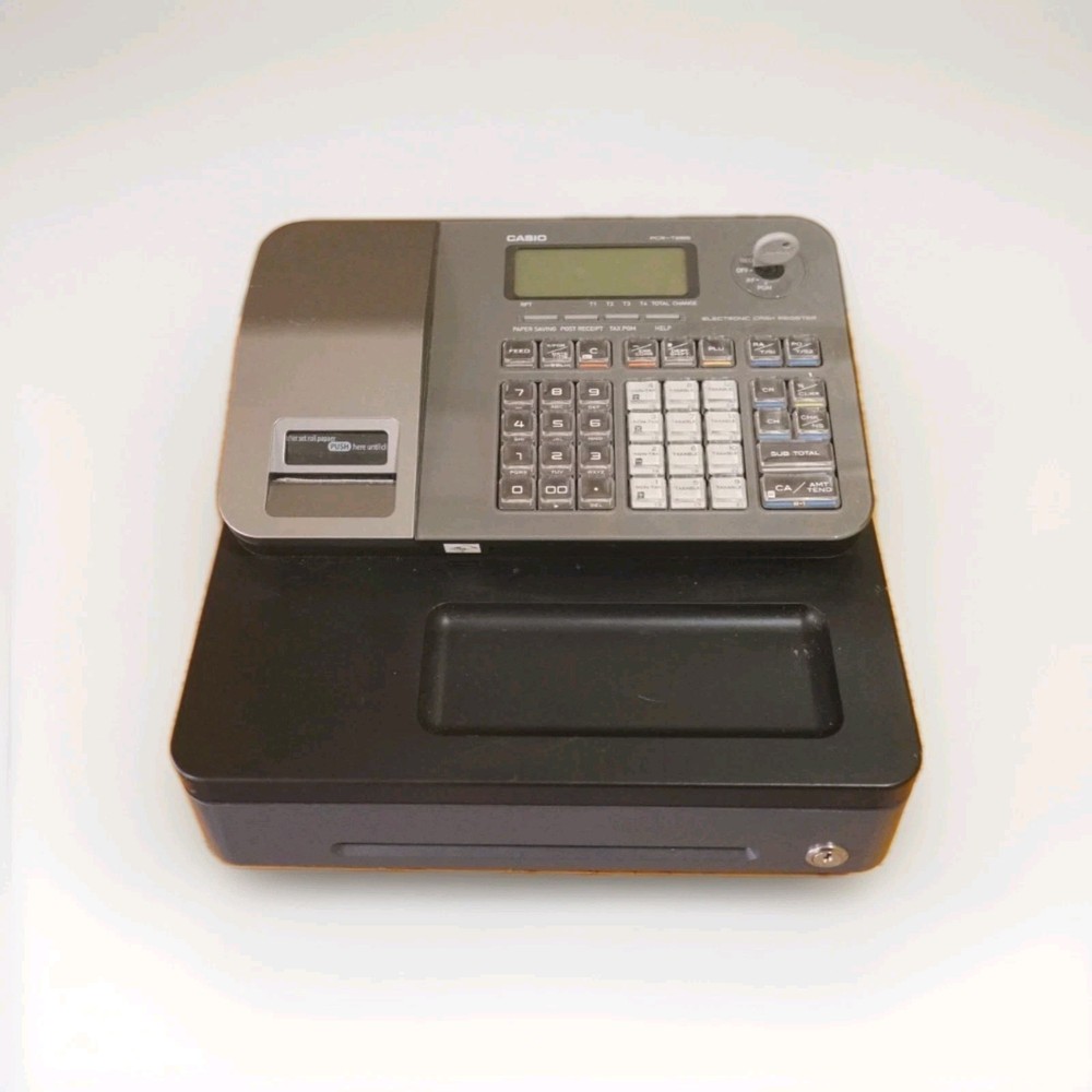 Casio PCR-T285 Electronic Cash Register w/Programming Keys
