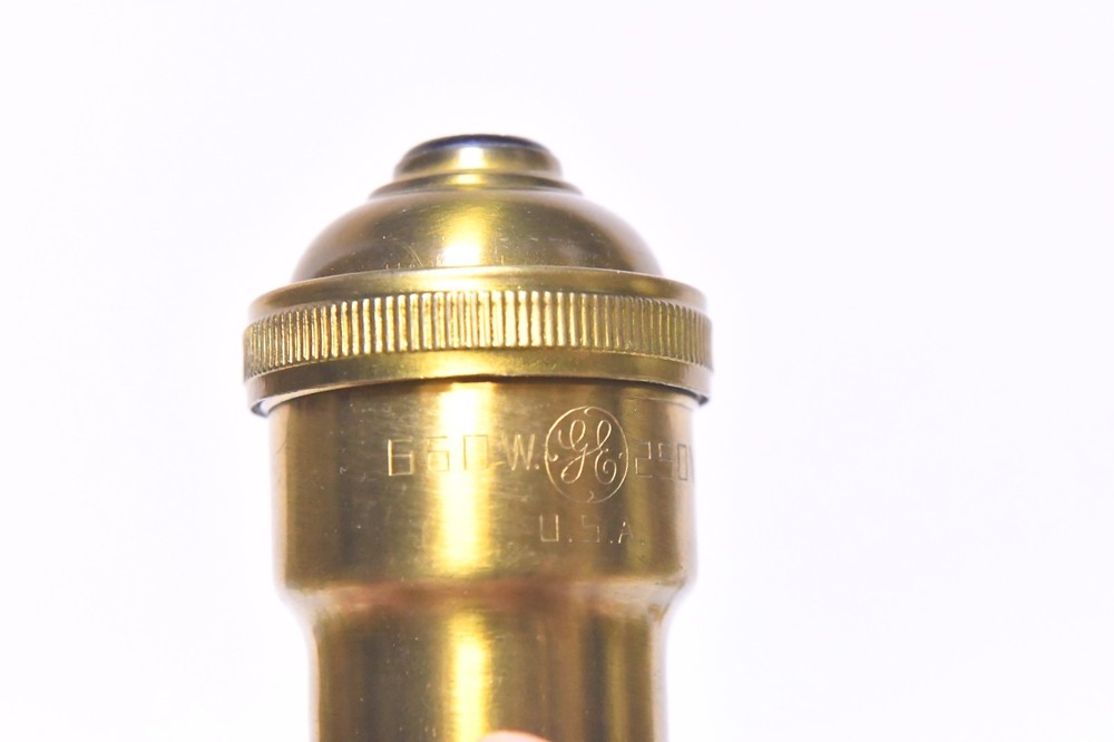 GE BRASS FAT BOY SOCKET SCREW TOP UNO THREAD